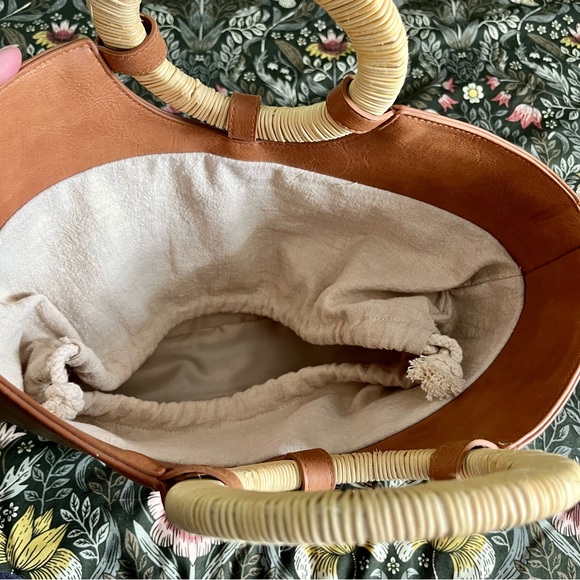 Universal Thread Rattan Cane Purse - Picture 8 of 8